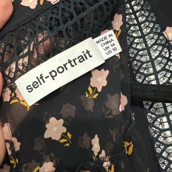 Self-Portrait twist front dress - Picture 7 of 8